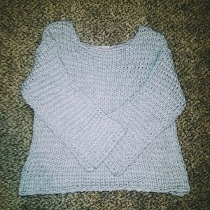 Oversized grey sweater